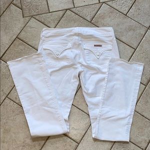 white hudson jeans